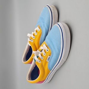 Vans Era Canvas Multi Color Bright Shoes Women's Sz 7